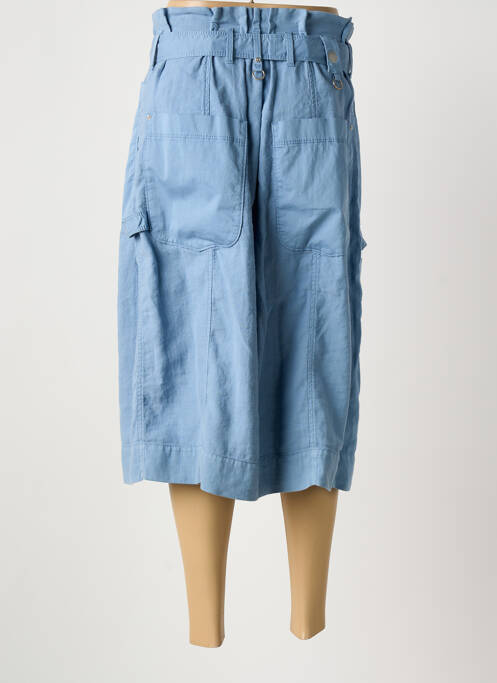 Fustă midi albastru HICH USE femeie