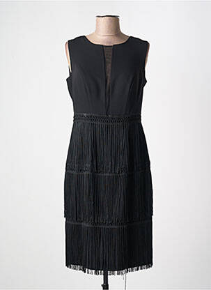 Rochie midi fără mâneci fără mâneci negru SONIA PENA femeie