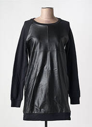 Rochie scurtă mâneci lungi mâneci lungi negru TRUSSARDI JEANS femeie