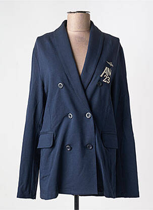 Jachete casual guler tip costum albastru AERONAUTICA femeie