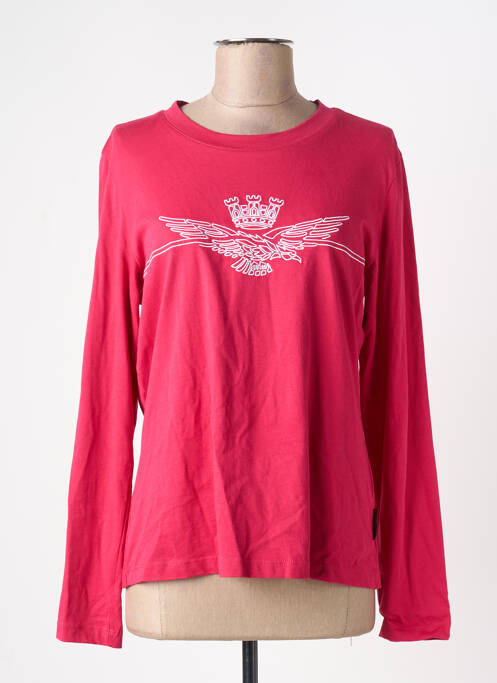 Tricou roz AERONAUTICA femeie
