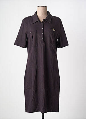 Rochie midi mâneci scurte mâneci scurte albastru AERONAUTICA femeie