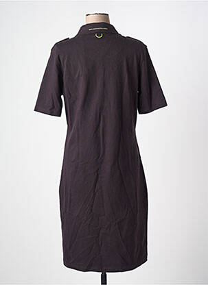 Rochie midi mâneci scurte mâneci scurte albastru AERONAUTICA femeie