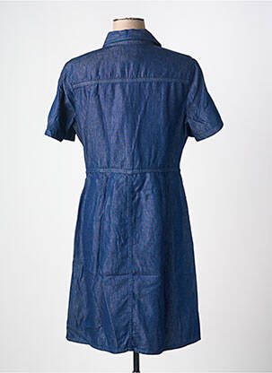 Rochie midi mâneci scurte mâneci scurte albastru TRUSSARDI JEANS femeie