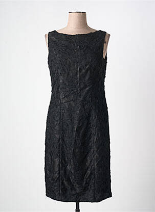 Rochie midi fără mâneci fără mâneci negru CHRISTIE DE LA RUE femeie