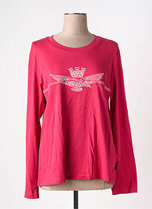 Tricou mâneci lungi mâneci lungi roz AERONAUTICA femeie