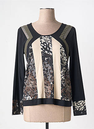 Tricou negru BLEU BLANC ROUGE femeie