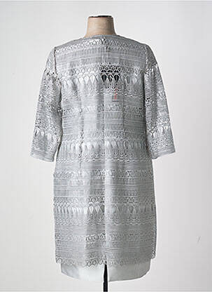 Set rochie tip jachetă lejeră gri SONIA PENA femeie