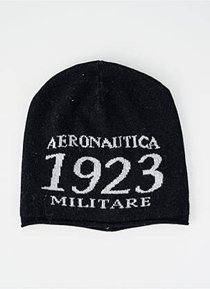 Căciulă plasă fină negru AERONAUTICA bărbat