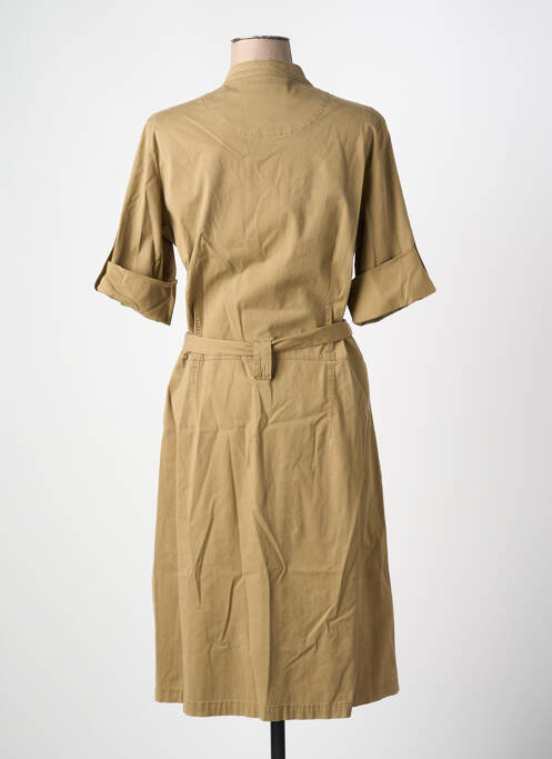 Rochie midi mâneci scurte mâneci scurte verde AERONAUTICA femme