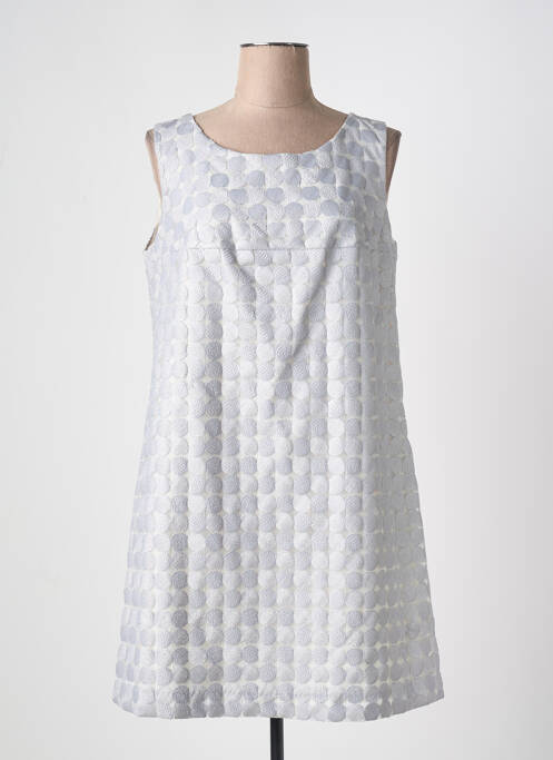 Rochie scurtă gri LUNA 24 femeie