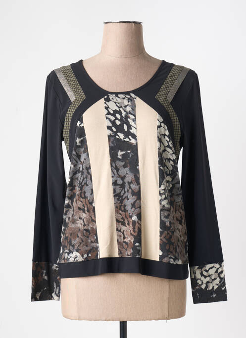 Tricou negru BLEU BLANC ROUGE femeie