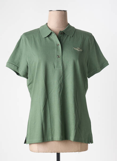 Polo verde AERONAUTICA femeie