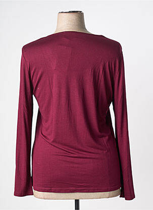 Top croială cambrată mâneci lungi violet MULTIPLES femeie