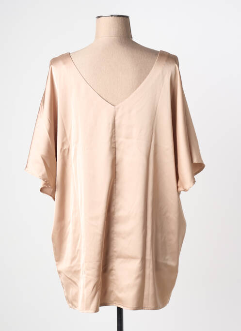 Tunică mâneci scurte bej MULTIPLES femeie