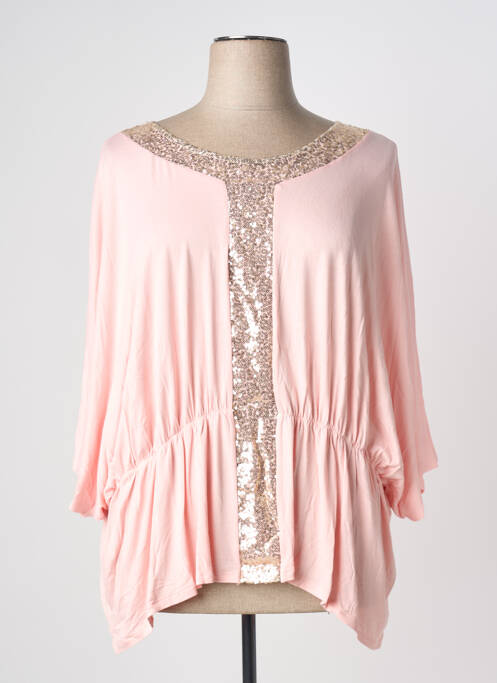 Tunică mâneci lungi roz MULTIPLES femeie