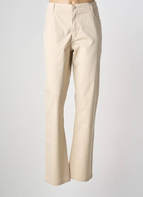 Blugi cu croială dreaptă bej MULTIPLES femeie