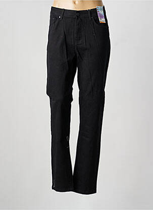 Blugi cu croială slim negru QUATRE VINGT JOURS femeie