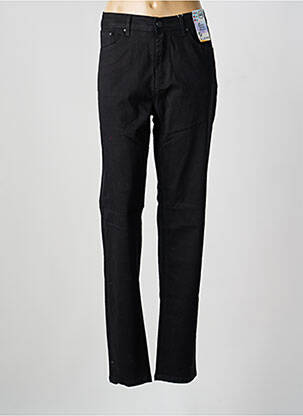 Blugi cu croială slim negru QUATRE VINGT JOURS femeie