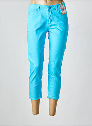 Blugi cu croială slim albastru deschis QUATRE VINGT JOURS femeie