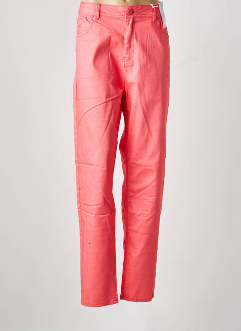 Blugi cu croială slim roz QUATRE VINGT JOURS femeie