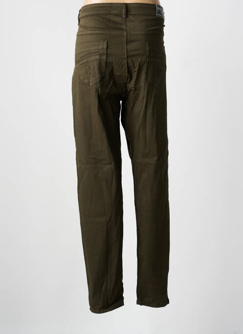 Blugi cu croială slim verde QUATRE VINGT JOURS femeie