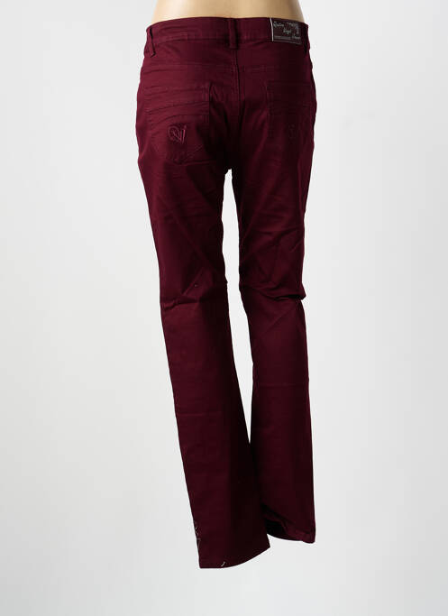 Blugi cu croială slim violet QUATRE VINGT JOURS femeie