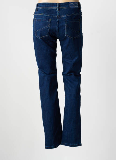 Blugi cu croială slim albastru QUATRE VINGT JOURS femeie