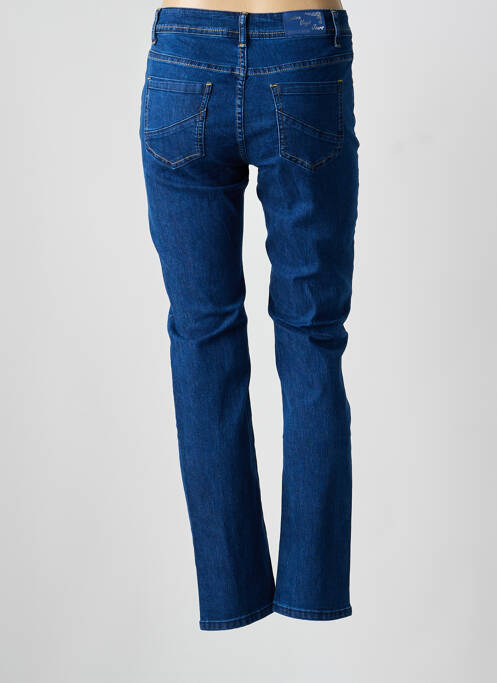 Blugi cu croială slim albastru QUATRE VINGT JOURS femeie