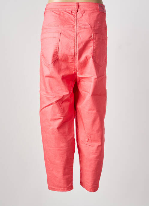 Blugi cu croială slim roz QUATRE VINGT JOURS femeie