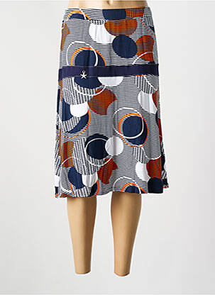 Fustă midi albastru GUY DUBOUIS femeie