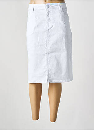 Fustă midi alb GRIFFON femeie