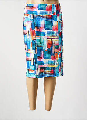 Fustă midi albastru GUY DUBOUIS femeie