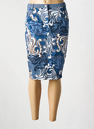 Fustă midi albastru GUY DUBOUIS femeie