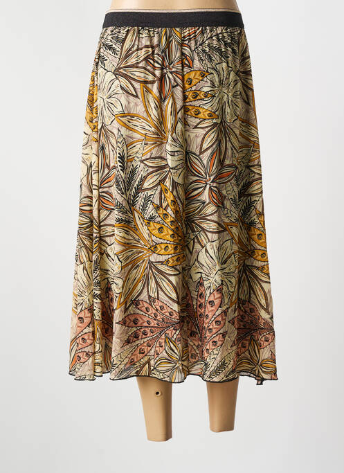 Fustă lungă bej GRIFFON femeie