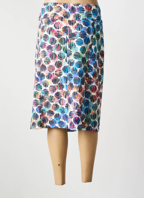 Fustă midi albastru GUY DUBOUIS femeie