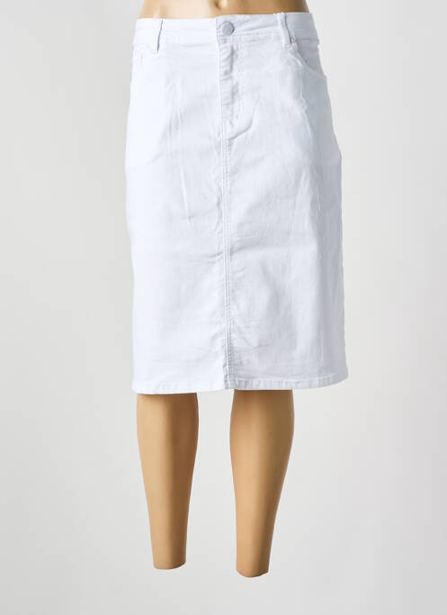 Fustă midi alb GRIFFON femeie