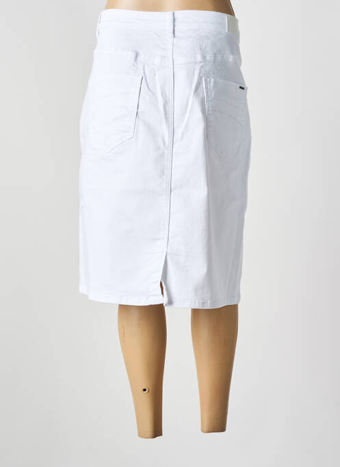 Fustă midi alb GRIFFON femeie