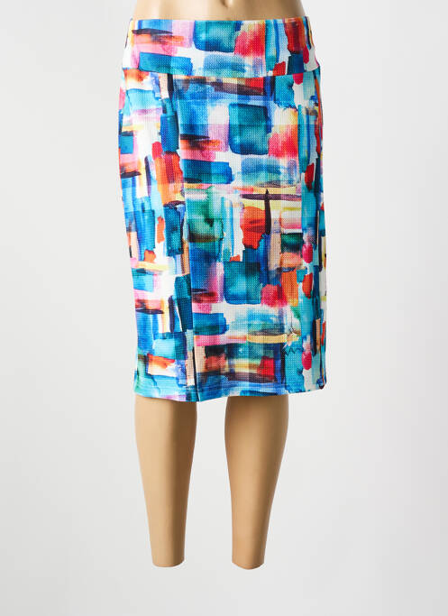 Fustă midi albastru GUY DUBOUIS femeie