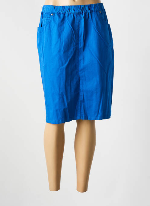 Fustă midi albastru GUY DUBOUIS femeie