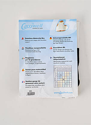 Lenjerie maternitate elasticitate negru CARRIWELL femeie