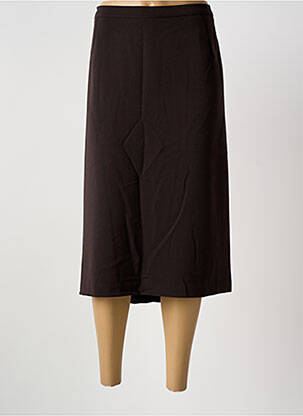 Fustă midi maro GUY DUBOUIS femeie