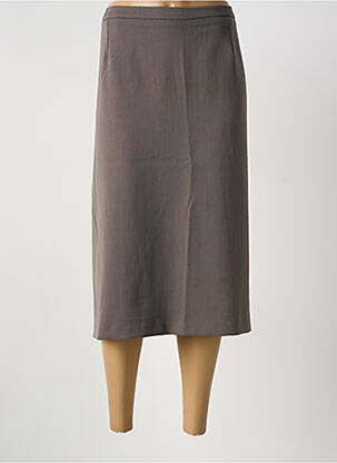 Fustă midi maro GUY DUBOUIS femeie