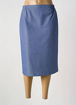 Fustă midi albastru GUY DUBOUIS femeie