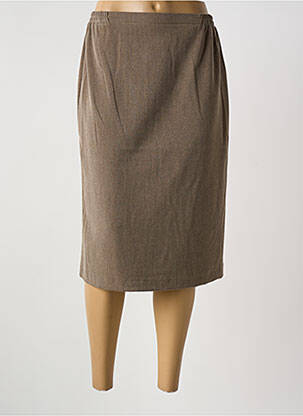 Fustă midi maro GUY DUBOUIS femeie