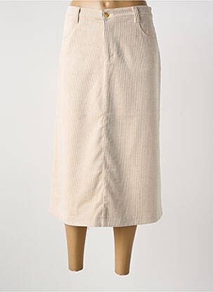 Fustă midi bej WALTRON femeie