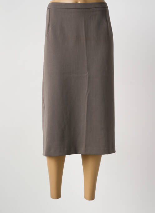 Fustă midi maro GUY DUBOUIS femeie