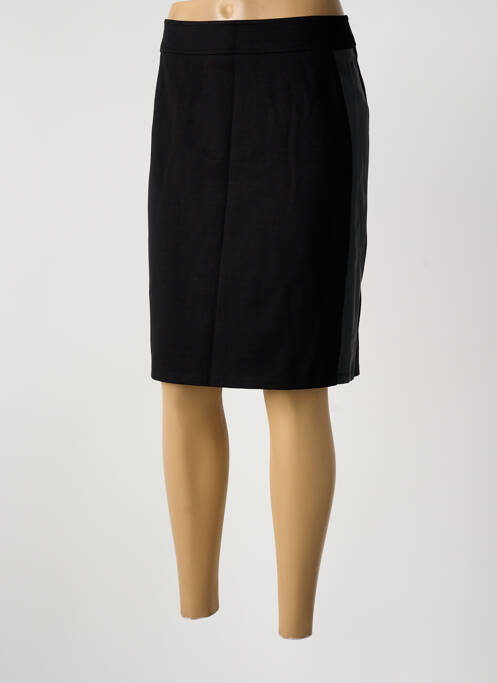 Fustă midi elasticitate negru GUY DUBOUIS femme