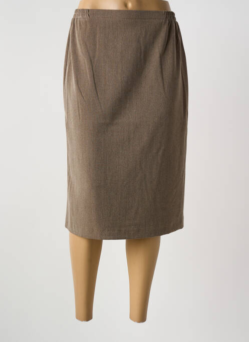 Fustă midi maro GUY DUBOUIS femeie