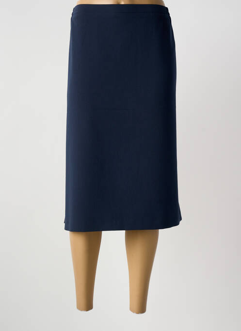 Fustă midi talie înaltă albastru GUY DUBOUIS femme